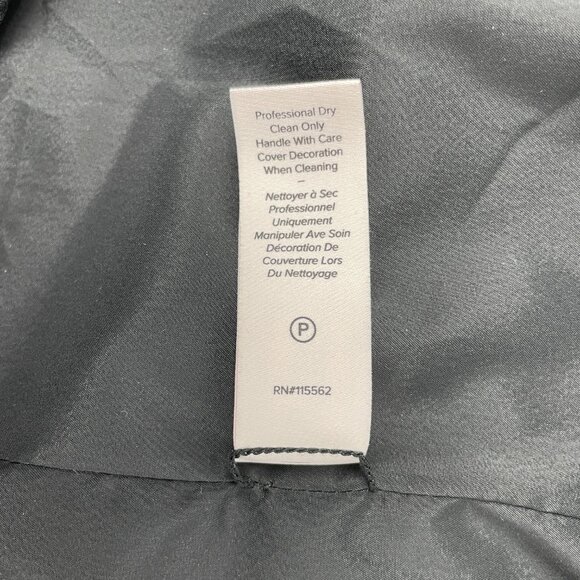 Cinq à Sept Khloe Blazer – Black Sequin Hood & Sleeves, Size 10 - Picture 12 of 13